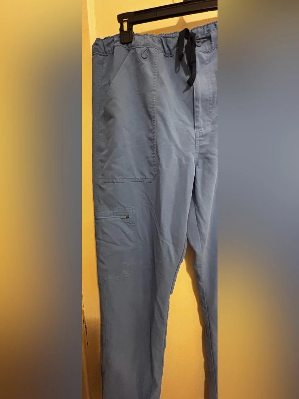 Figs Mens Cairo Blue Cargo Scrubs Pants XL